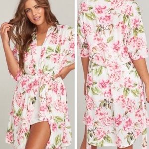 Flowery Kimono style mumu
